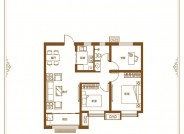 衡水龙源东郡C1户型100.32㎡三室两厅一卫