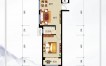 衡水臻达公馆A户型80㎡两室一厅一卫